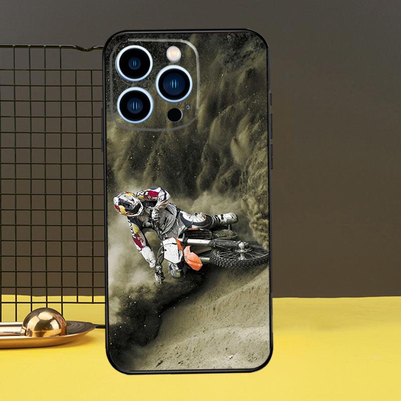 Moto Cross Motorcycle Sport Phone Case For iPhone 13 12 14 11 16 15 Pro Max Plus Mini 7 8 X XR XS Max Cover