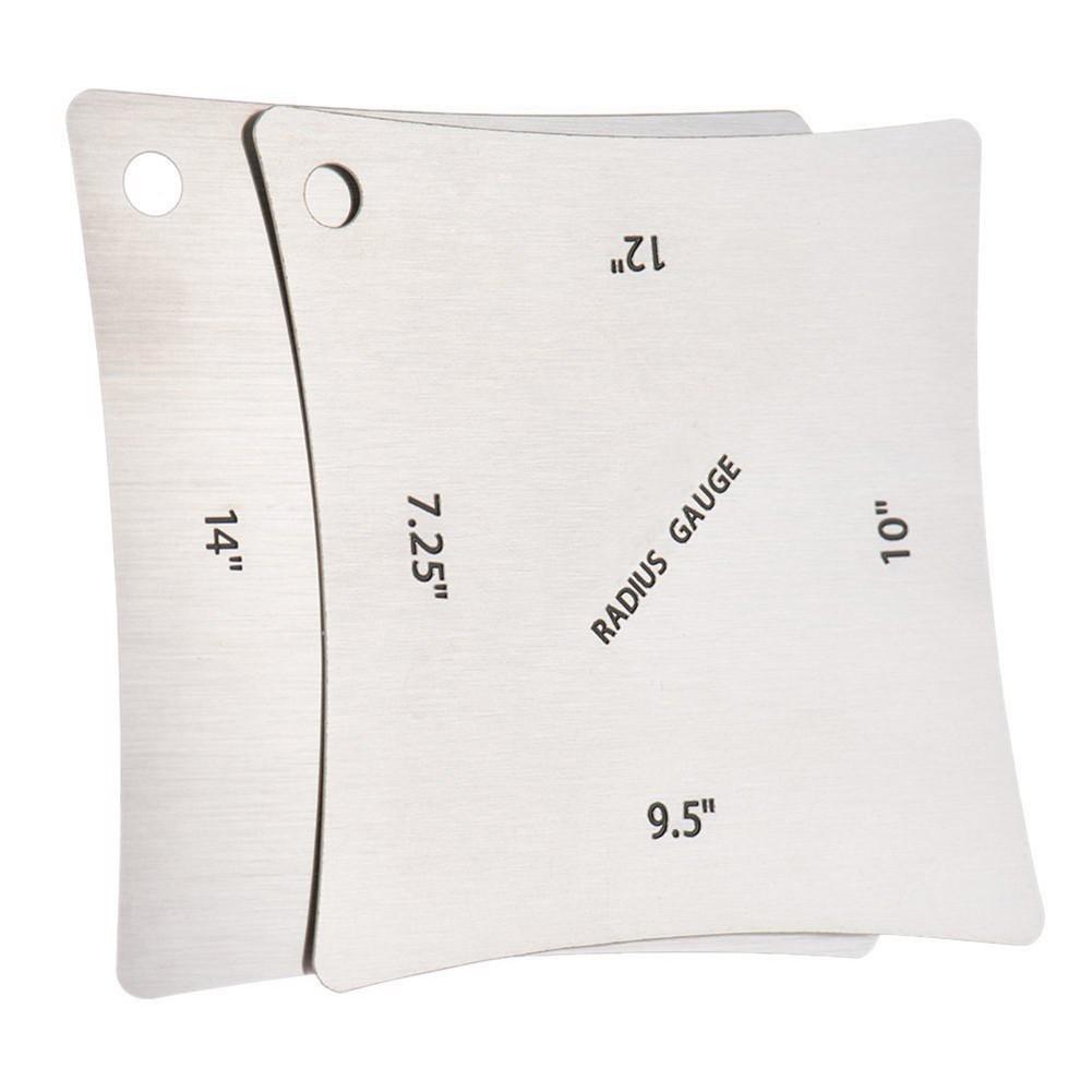 

Гитарный радиусный калибр, радиусный калибр, инструмент, 2 шт., инструменты для гитары