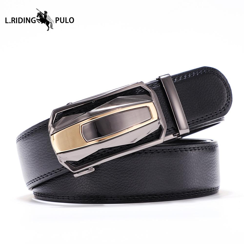 Belt Men s Cowhide Men s Belt Fashion Business Casual All-match Men s Trousers Belt 110cm