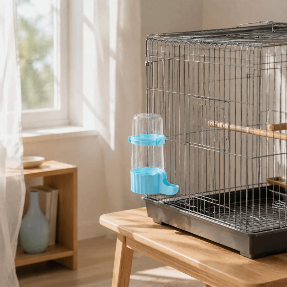 Thickened Clear Automatic Bird Waterer Pet Parrot Waterer For Pet Parrot