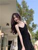 High-End French White Spaghetti Strap Dress - Summer 2026 Beach Vacation Style for Girls & Women