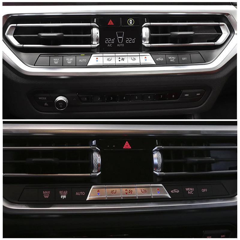 BMW 3 Series G20/G28 Air Conditioning Button 8-Piece Set - Piano Finish