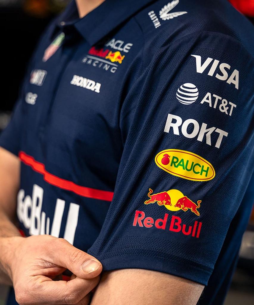 PUM'S Oracle Red Bull Racing Team Polo Shirt 2025 / TM9865-020 (JP, Alphabet, L, Standard, Navy)