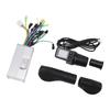 36V 48V 500W 28A Sine Wave 3 Mode Brushless Controller 128DX Half Twist Throttle Grip with Panel