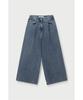 IROWOMEN Heliade Back Banding Wide Denim Pants Iopda26102Bul