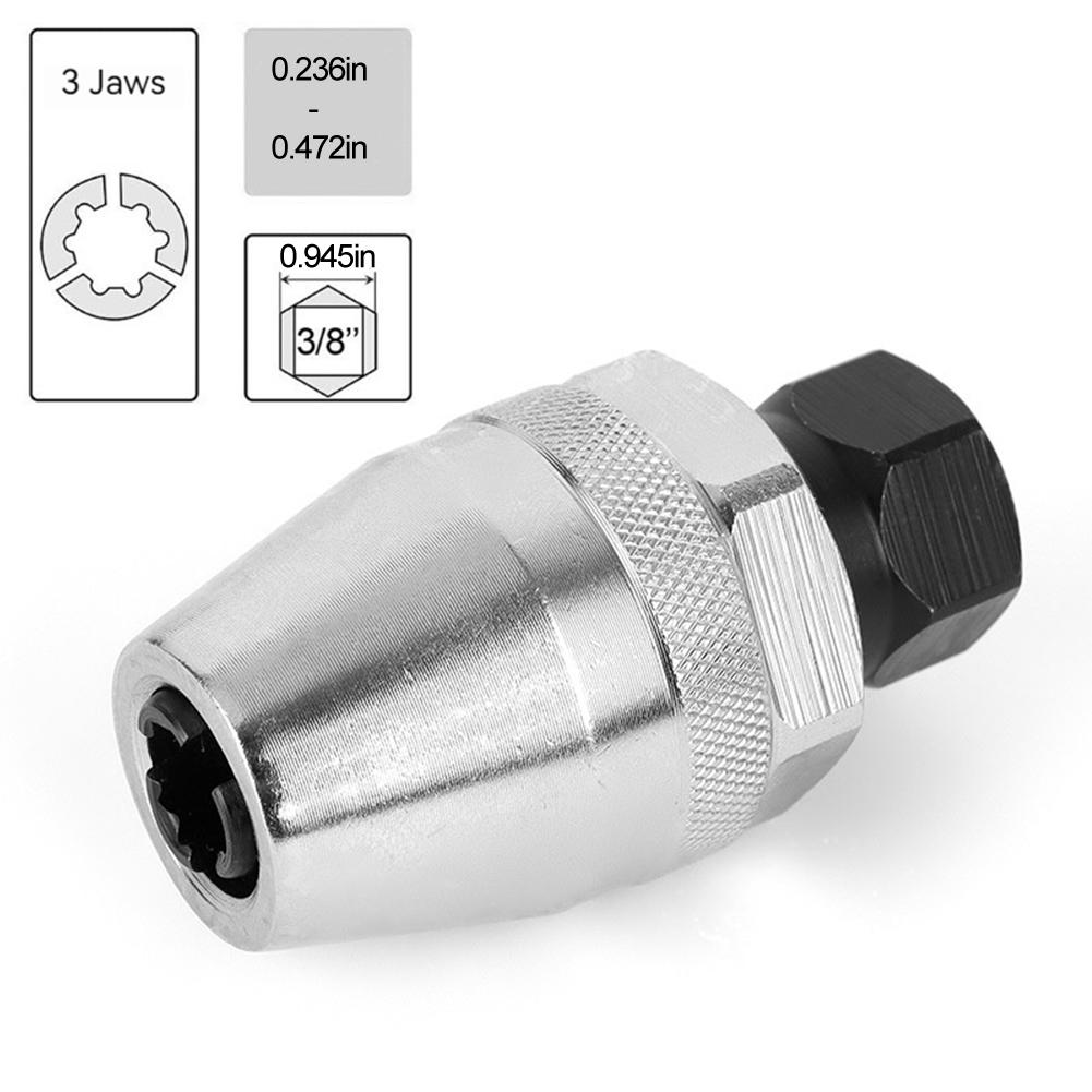 3/8 Zoll beschädigter Schraubenabzieher CR-V-Material 3-teiliger Innenzahnfutter für abgerundete, verrostete, lackierte, festsitzende Schrauben und Stehbolzenentfernung