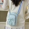 New messenger bag women's bag simple bow small square bag casual going out mobile phone bag water cup bag tide