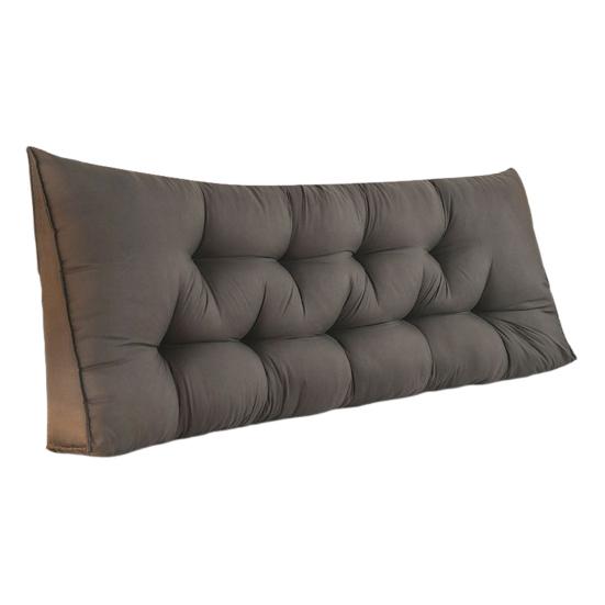Headboard Triangle Pillow Wedge Backrest Pillow with Removable Cover Headboard Daybed Back Cushion for Reading Sitting Working Bedroom Dorm