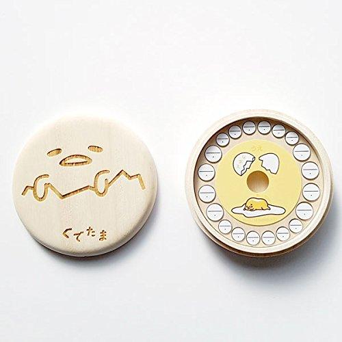 Sanrio Gudetama Baby Tooth Case SANRIO Gudetama ARASE Character Paulownia Wood Baby Tooth Case