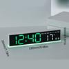 LED Wall Clock Simple Colourful Digital Clocks Gym Wall Multifunction Clock Large Led Screen Large Digital