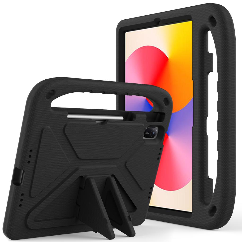 Kids Friendly EVA Case For Huawei MatePad SE 11 Built-in Kickstand Cover With Hand Holder Shockproof Protection