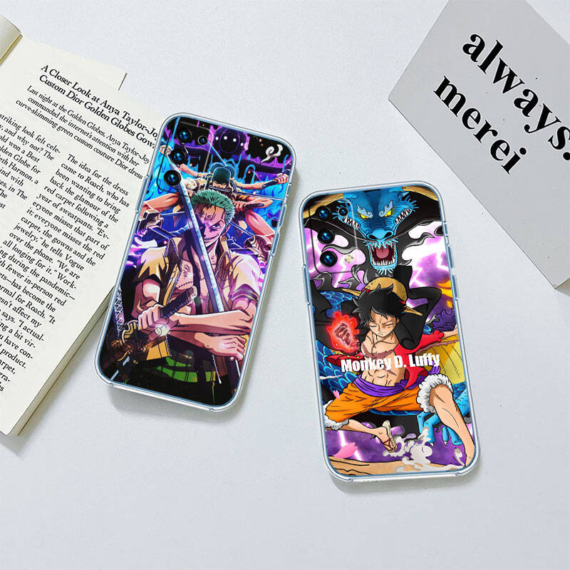 MH13 Anime One Piece Case for Motorola E7 G6 G7 G8 G9 Plus Power Play G10 G20 G04 E30 E40 E22 E20 E13 E15 G22 G23 G05 G75 G35 G55