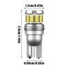 2Pcs 194 158 168 Led Bulbs Lights Canbus 6500K White T10 W5W Led Bulb 2825 For Car Interior Light Trunk Side Marker Lamp