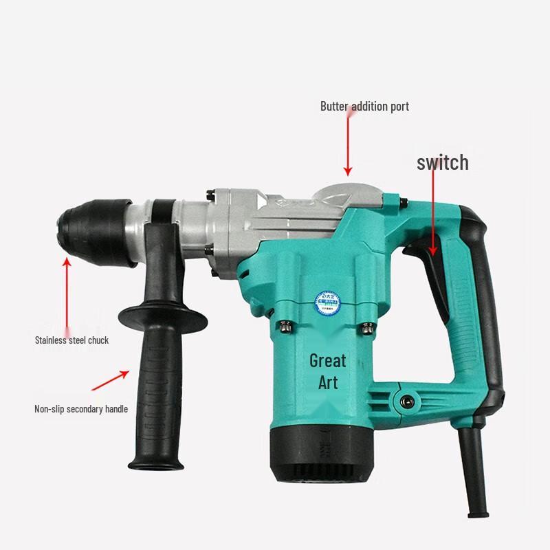 

Dayi 1050W Industrial Rotary Hammer Drill CN plug (adapter included)