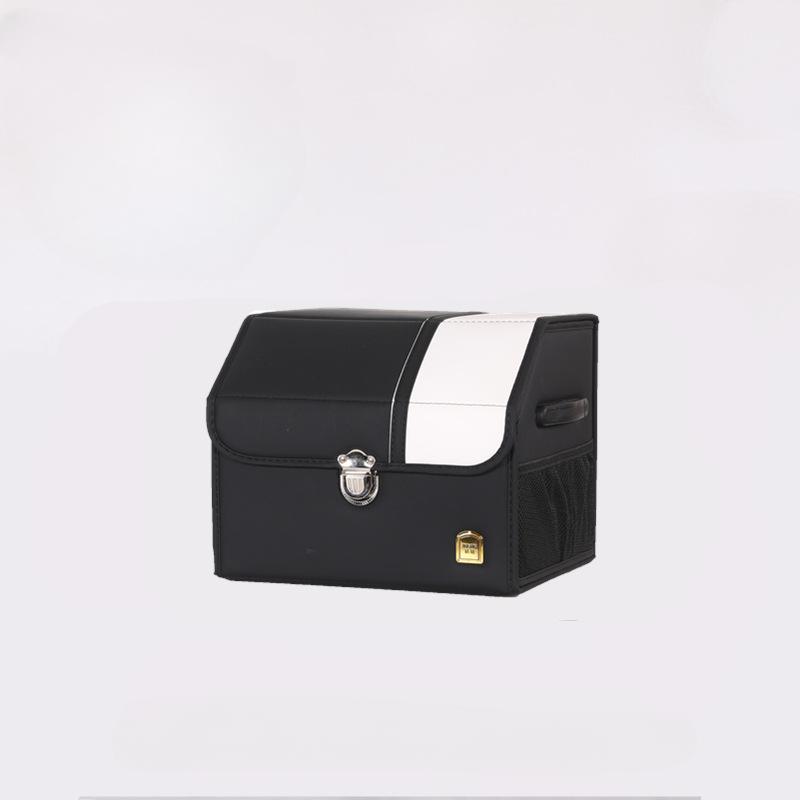 Collapsible Car Storage Container - Practical and Durable Car Trunk Accessory Trunk Box / Bag organizer storage box Black M