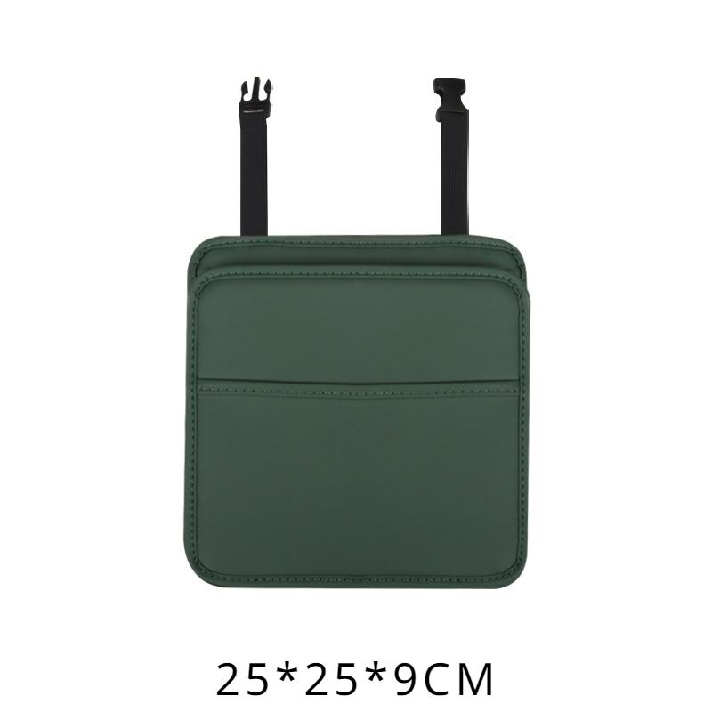 

Сумка-органайзер для хранения на спинку сиденья автомобиля, подвесная сумка, сумка для хранения детских вещей в машине, многофункциональные кожаные автомобильные аксессуары для интерьера зелёный