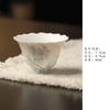 Hand-Painted Iris Tea Cup Handmade Ceramic Cups Teacups Puera Chinese Beautiful Drinking Pottery Porcelain Kung Fu Teacup Maker