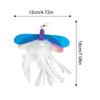 Cat Feather Teaser Cat Toy Dragonfly Shaped Interactive Kitten Feather Stick Cat Toy Feather Replacement For Cat Physical