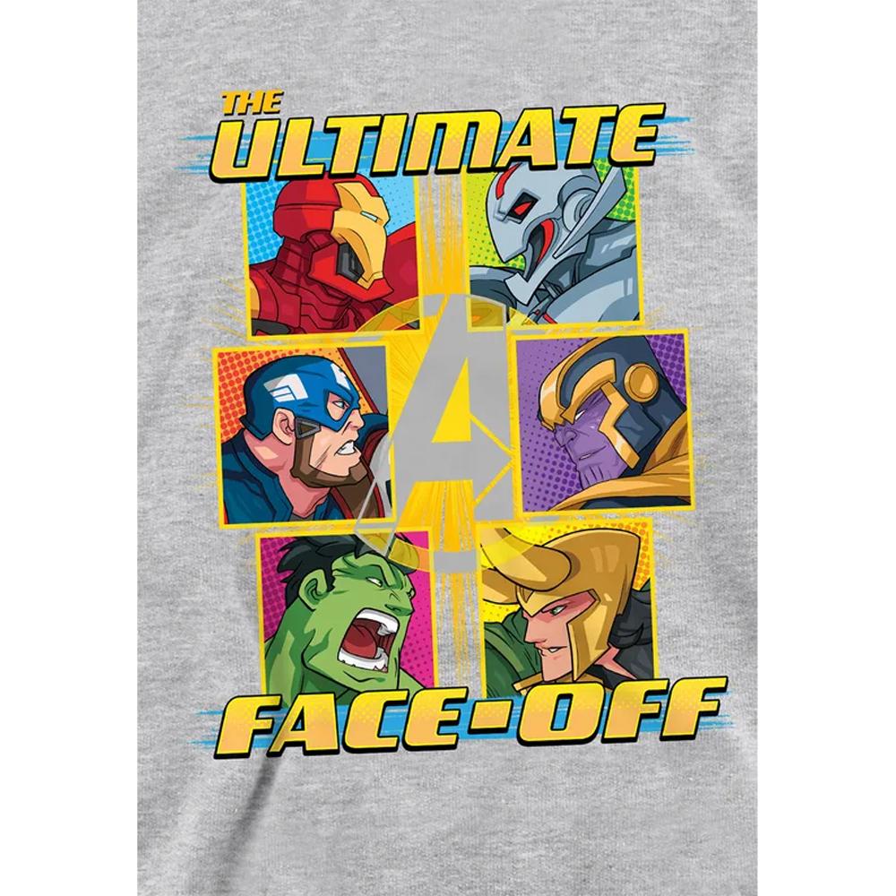 Avengers Childrens/Kids Face Off Pull Over Hoodie