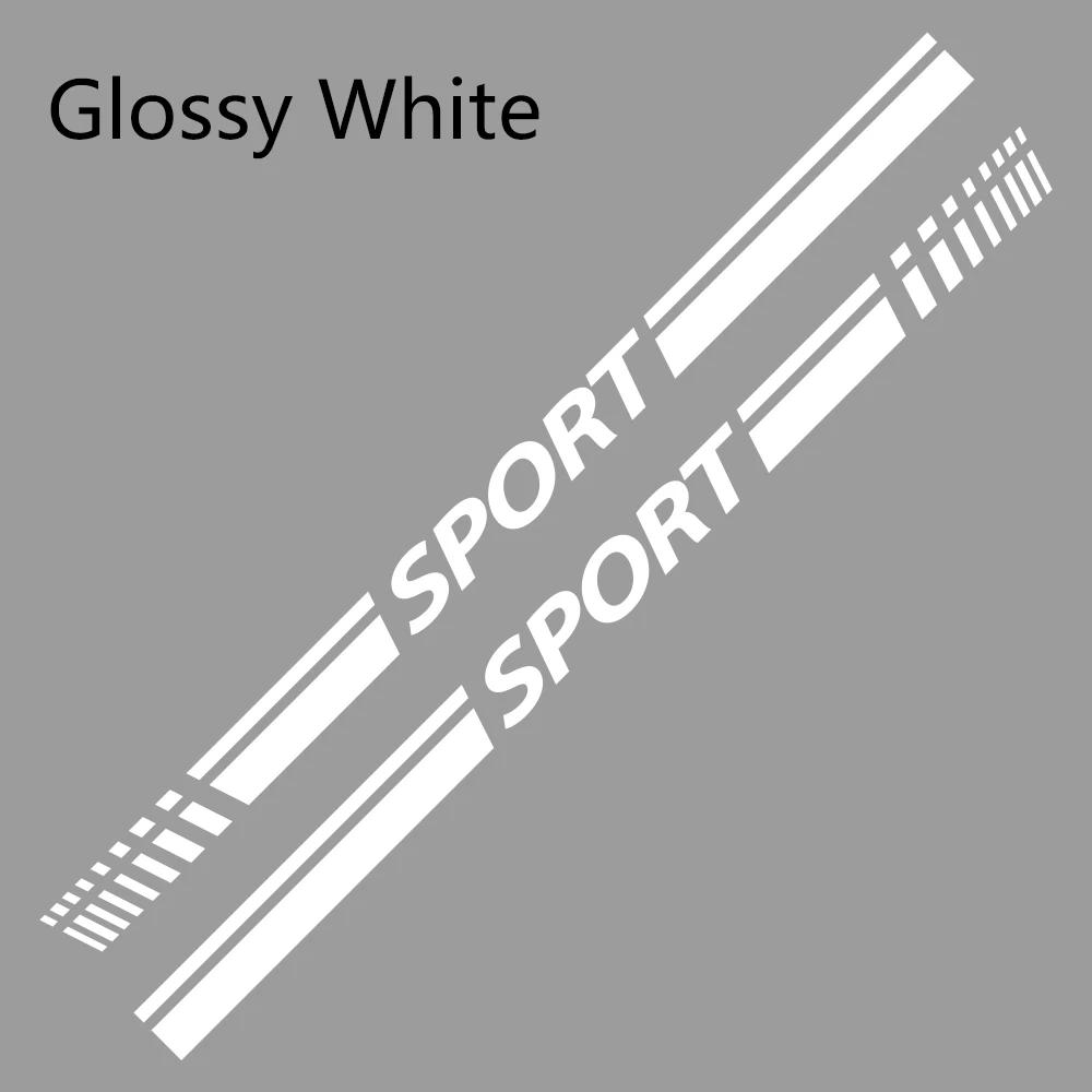 

2 шт. наклейка на юбку боковой двери автомобиля спортивные полосы виниловая пленка декор кузова наклейка сделай сам стиль авто аксессуары для Volkswagen VW Beetle