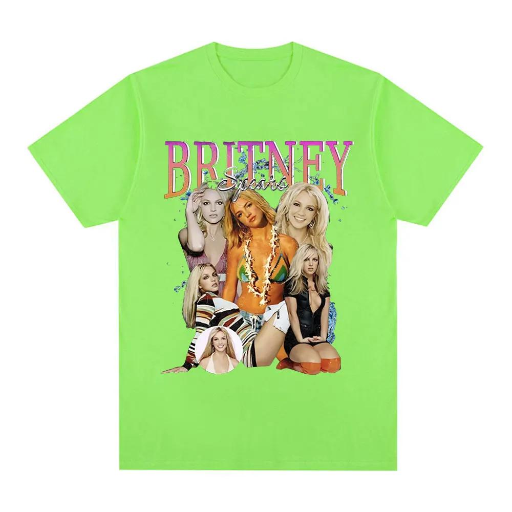 Britney Spears Fashion Aesthetic Graphic T Shirt 100% Cotton Casual T-shirts Harajuku Vintage Short Sleeve Tee Shirt Unisex