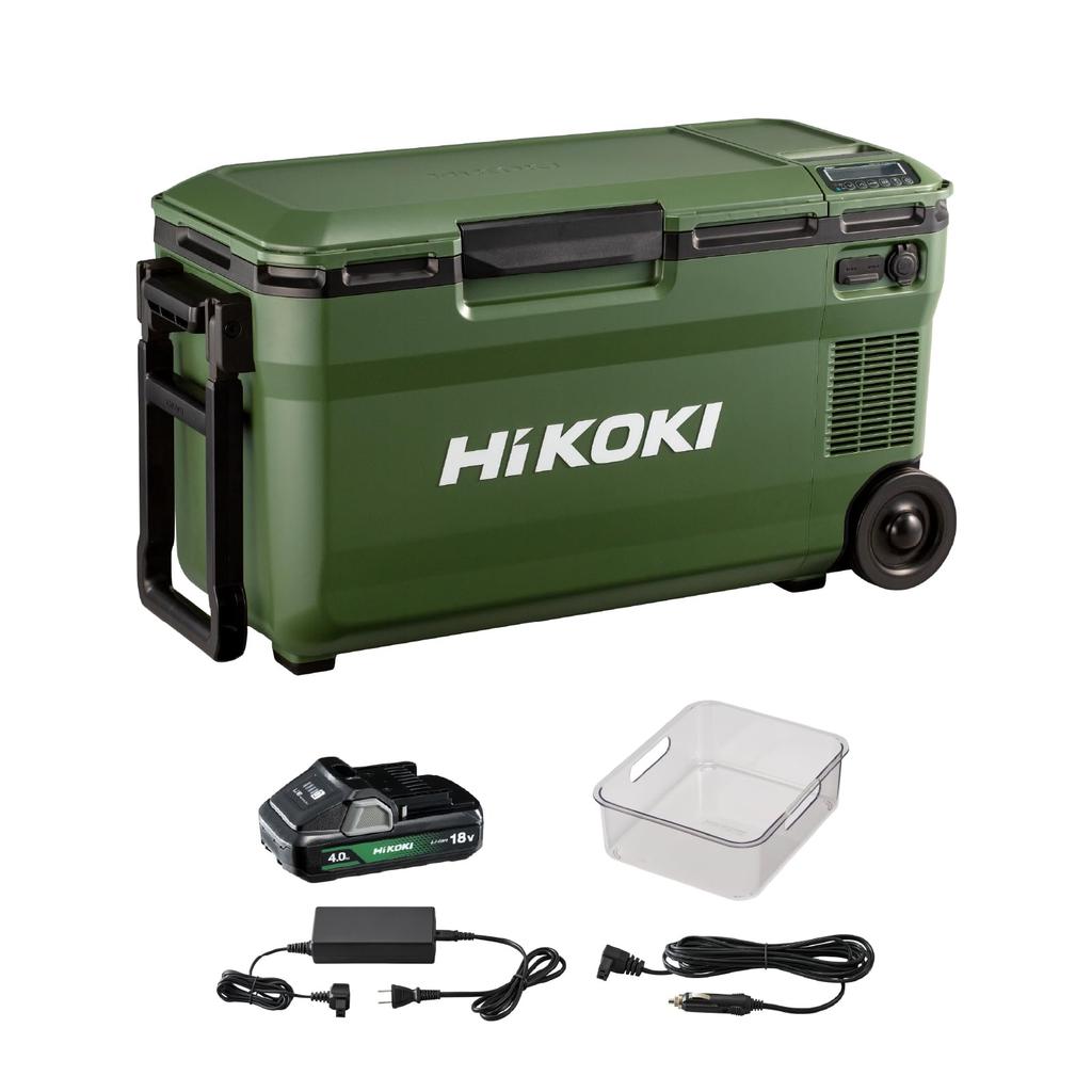 HiKOKI UL18DE 18V Cordless Large Capacity 3 Power Temperature Mode for Freezing Portable Includes Initial Repair AC100V Car DC and 1 X 18V Power