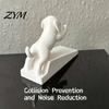 Healing Desk Ornament for Decor 3D Printed Cartoon Dog Door Stopper, Cute Animal Holder, Environmentally Friendly PLA Holder Non-Slip Wedge Floor Wall
