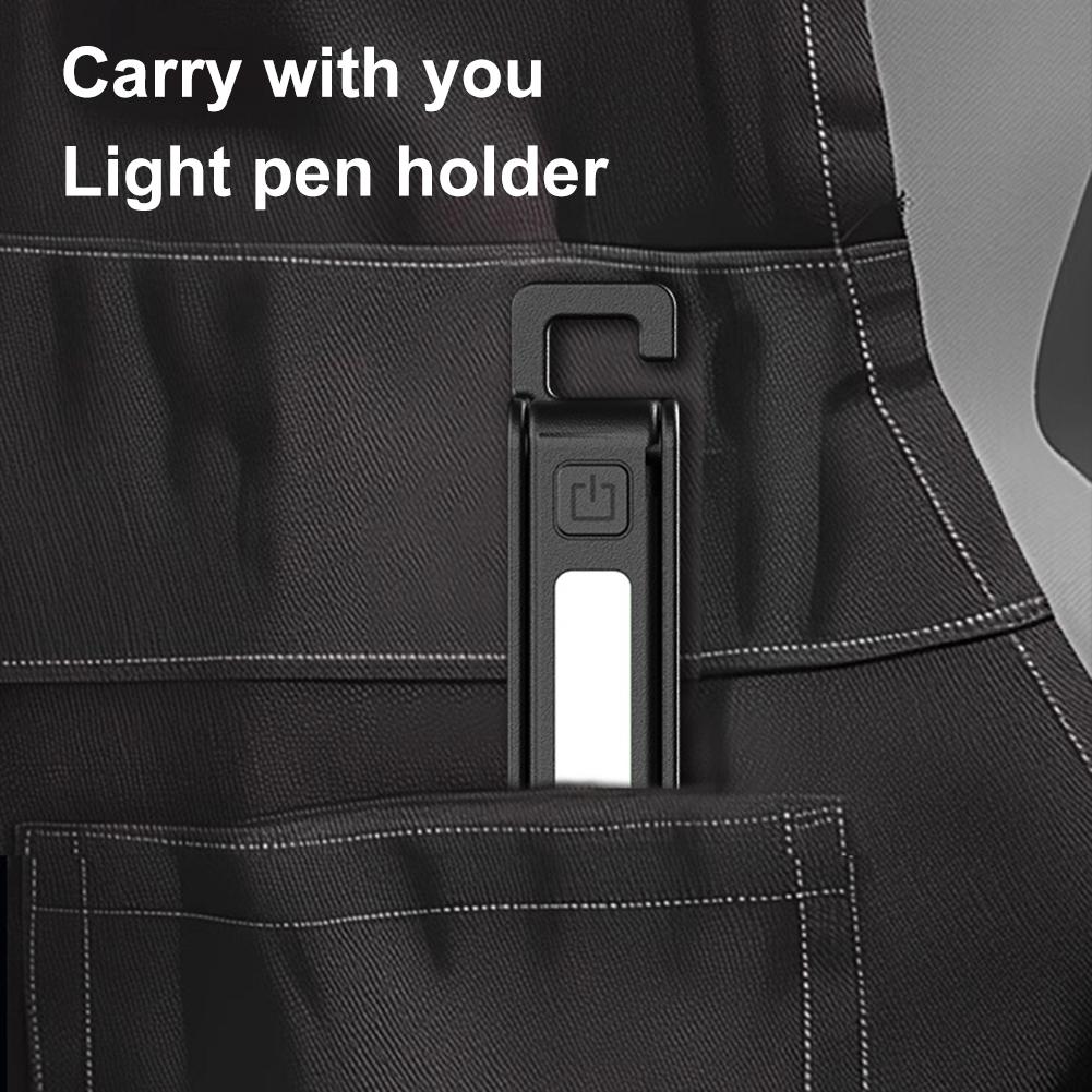 LED+COB Medical Handy Pen Light 500LM Medical Pen Pupil Lamp USB Rechargeable Mini Nursing Flashlight for Doctor Nurse Diagnosis