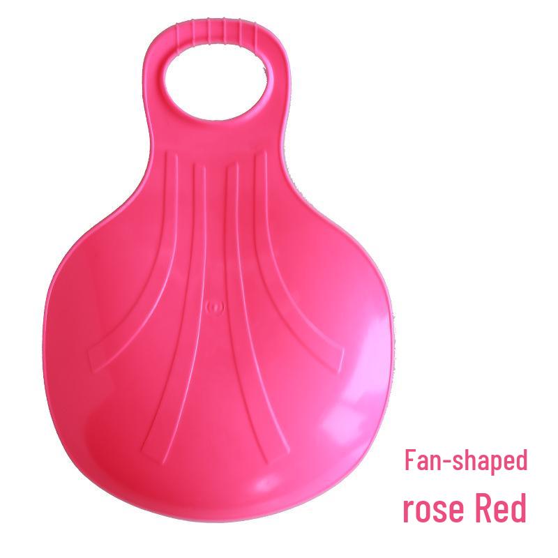 Çocuklar ve Yetişkinler İçin Dayanıklı Yelpaze Şeklinde Kar ve Kum Kaydırak Tahtası