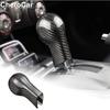 Black Carbon Fiber Gear Shift Knob Cover Protector for 2010-15 Chevrolet Camaro
