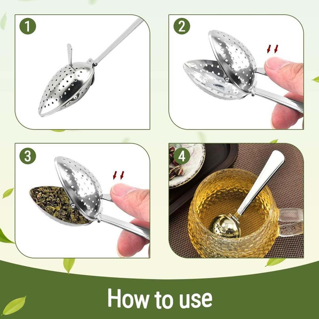 Stainless Steel Tea Infuser Ball With Long Handle Fine Mesh S Nap Ball Tea Strainer Reusable Tea Diffuser For Loose L Eaf Tea