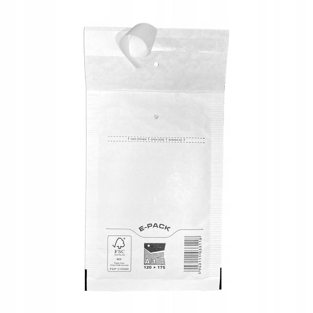 Bubble envelope A11 WHITE E-PACK x50pcs