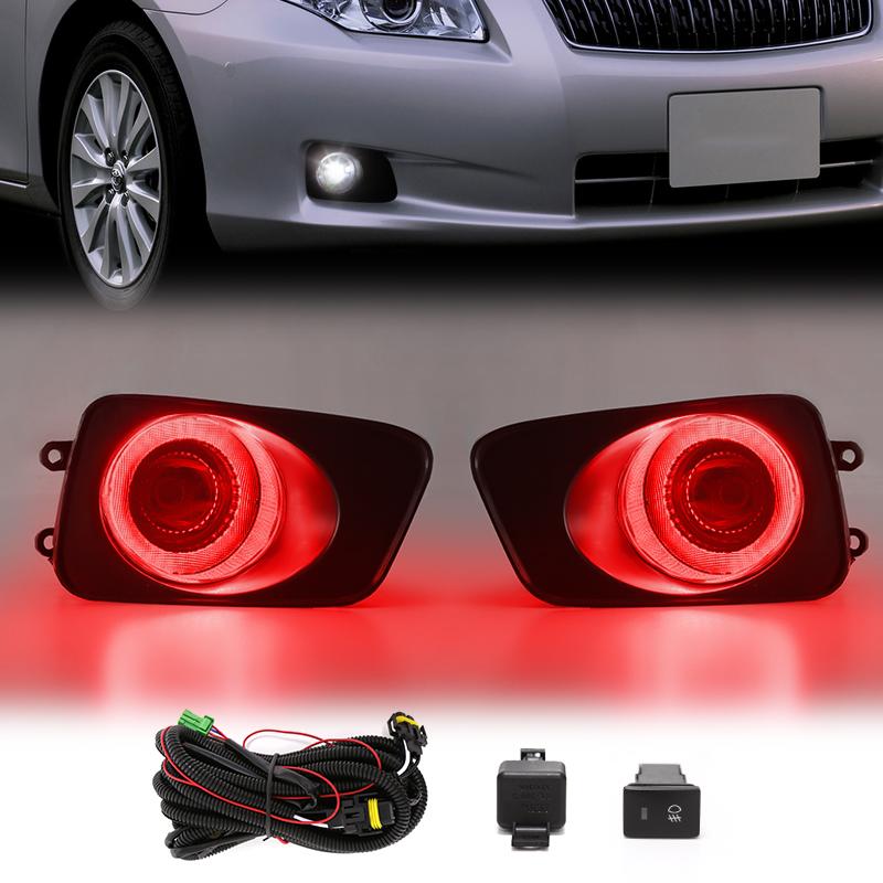 Led Fog Light for Toyota Corolla AXIO 2011 FIELDER 2007 DRL Daylight Daytime Running Lamps Wires Switch Relay White Yellow