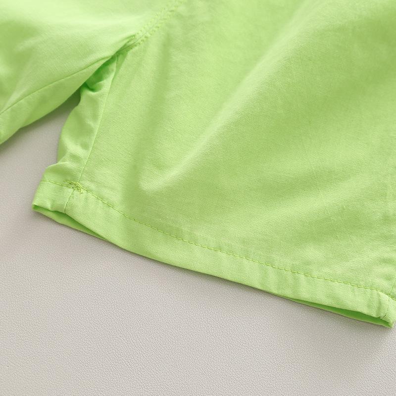 Children's Clothing Boys' Set Summer Three-dimensional Teddy Bear Cute Children's Short Sleeved Set Boys' Clothing Summer T-shirt