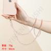 Hot Selling Candy Color Glass Crystal Beaded Mobile Phone Chain Small Fresh Long Mobile Phone Case Neck Record Label Pendant