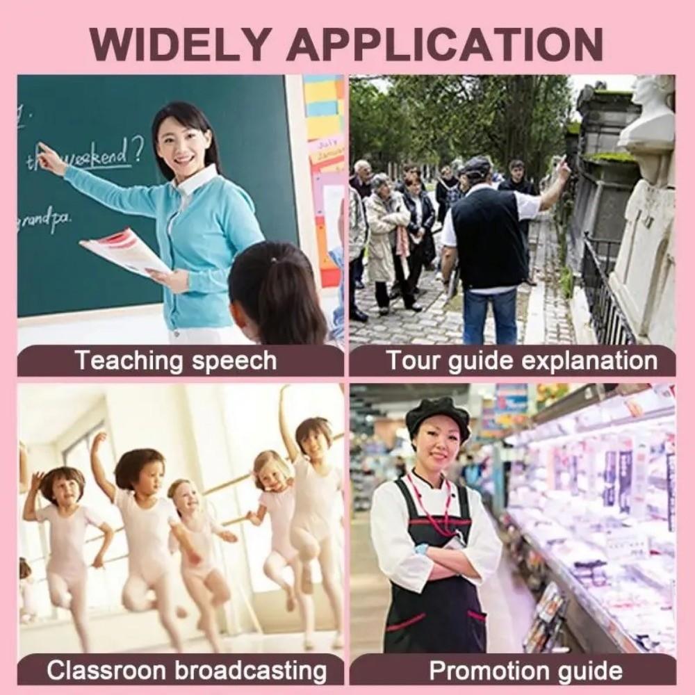 With Microphone Wireless Voice Amplifier Rechargeable Classroom Sound Speaker  For Teachers