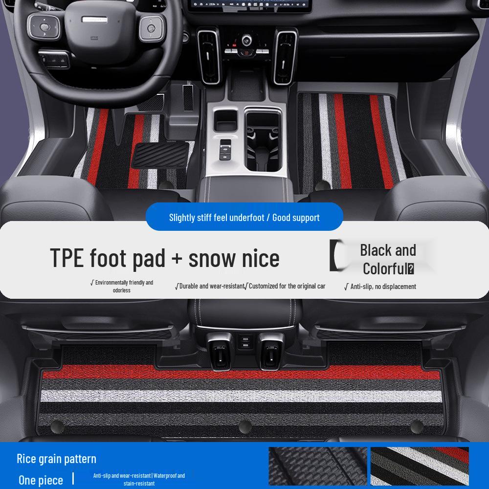Haval Big Dog, Xiaolong MAX F5, F7X, Menglong TPE Car Floor Mats with Door Sill Coverage