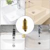 Sink Drain Stopper Plug Bolts Replacement Copper Push Spring Plug Bounce Valves Bolts for Bathroom Sink Bathtub Basins