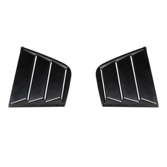 2xRear Side Window Blinds Quarter Louver Cover Accessories for Dodge Charger 15+
