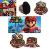 Cartoon Mario Brothers Outdoor Sunscreen Shade Hat Perfect For Spring And Fall Seasons