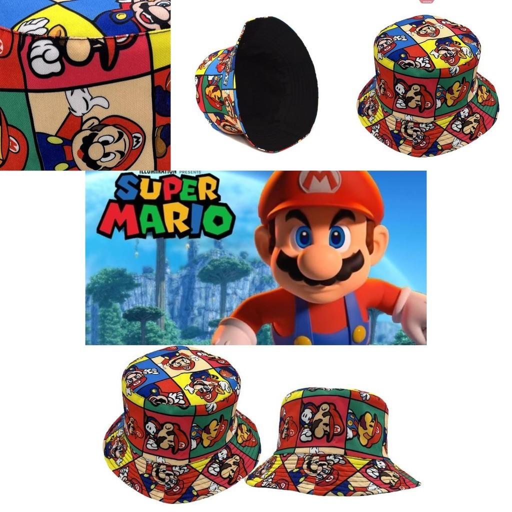 Cartoon Mario Brothers Outdoor Sunscreen Shade Hat Perfect For Spring And Fall Seasons