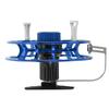 Fishing Gear Fishing Reel Portable Multifunction Allmetal   Wind   Wheel(Blue )