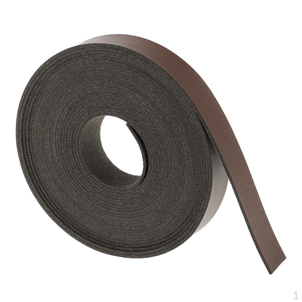 

1 Piece PU Leather Strap Strips for DIY Seweing Material 5 Meters Light Coffee-5 Meters