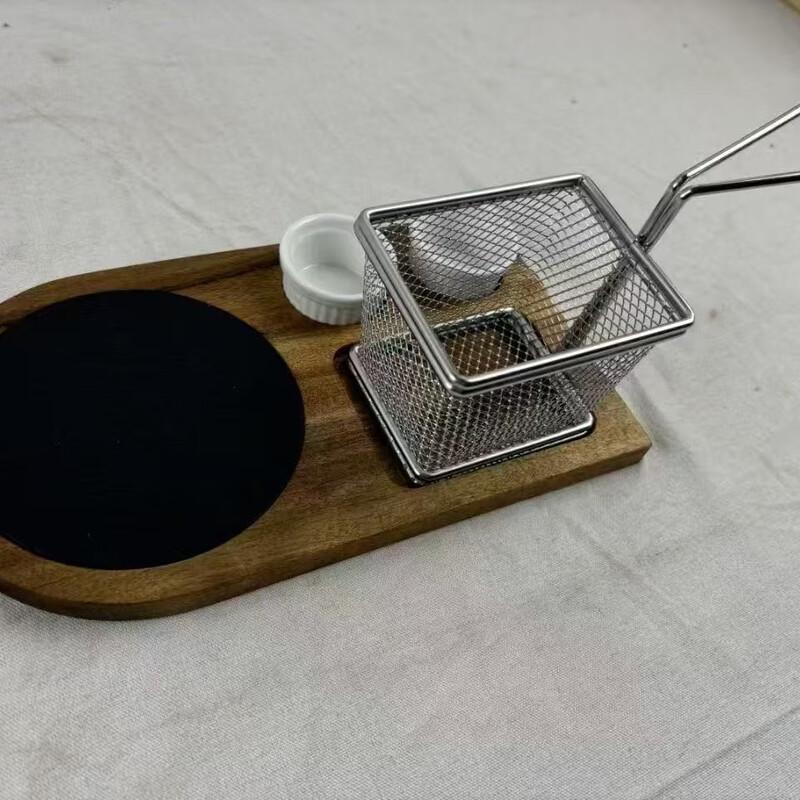 Acacia Wood Serving Tray Set