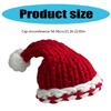 Cable Knitted Christmas Santa Caps for Festival Family Gathering Winter Warm Santa Hat Holiday Party Props Christmas Hat