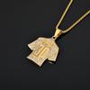 World Cup No. 30 Jersey Titanium Steel Gold-Plated Pendant Necklace, Suitable For Men.