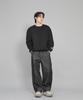 Seinteukeulu Black P-Line Ex Wide Pants Plw-341 Denim Black
