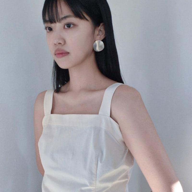 Mouvebament Circle Earring_Silver925