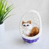Simulation Korb Katze Tier Ornamente Geschenke Touristische Souvenirs Geschenke
