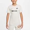 Nike Letter Print Round Neck Casual Comfortable Short Sleeve T-Shirt Kids Tops White DO1813-072